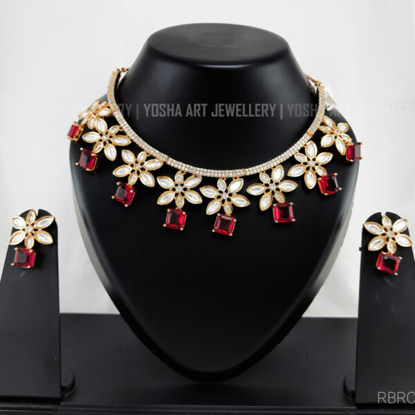 Buy Pavati Ruby Real Kundan Necklace NK00122