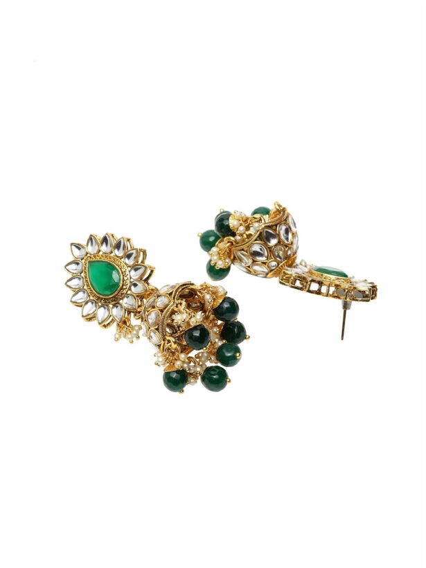 Buy Paaneri Green Kundan Necklace