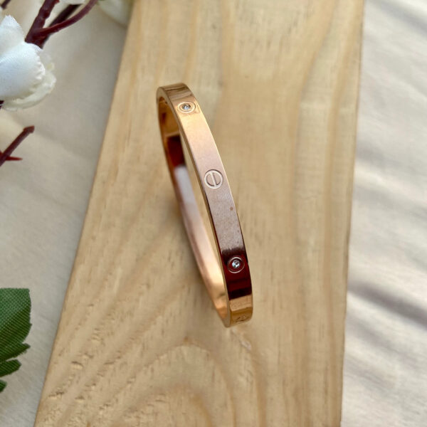 Buy Carter Stainless Steel Rose Gold Bracelet