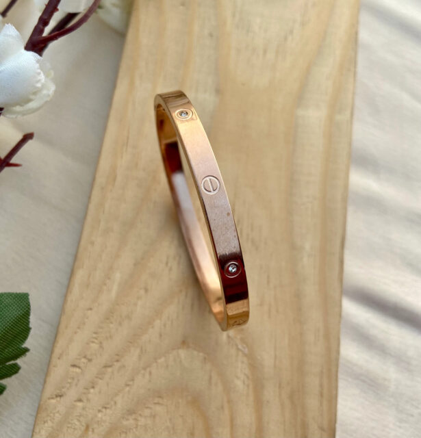 Buy Carter Stainless Steel Rose Gold Bracelet